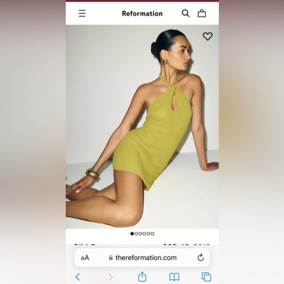 Reformation Bibi Dress NWT - Picture 2 of 3